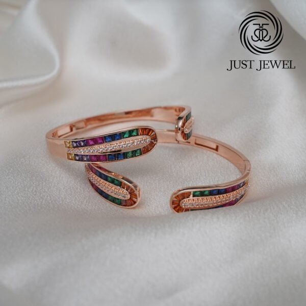 Bracelet With Multi Colour Diamond By Just Jewel