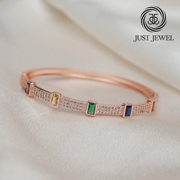 Multi Colour Stone and Diamond Design By Just Jewel - Image 3
