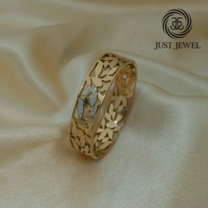 Leaf Design With Diamond By Just Jewel