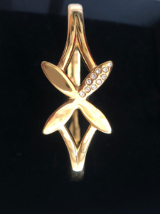 Gold Flower Design By Just Jewel