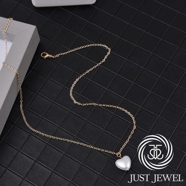 Pearl Heart Neck Chain