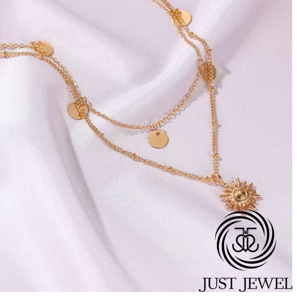 Double Layer Sun Shine Neck Chain