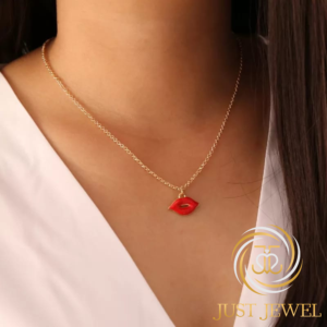 Trendy Lip Neck Chain