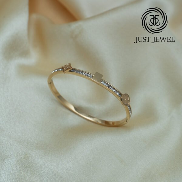 Square Design with White Diamond By Just Jewel