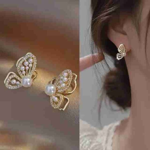 Butterfly Ear Studs - Image 2