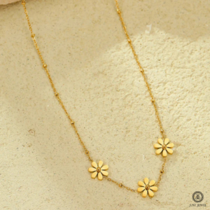 Floral Themed Chain Pendant By Just Jewel