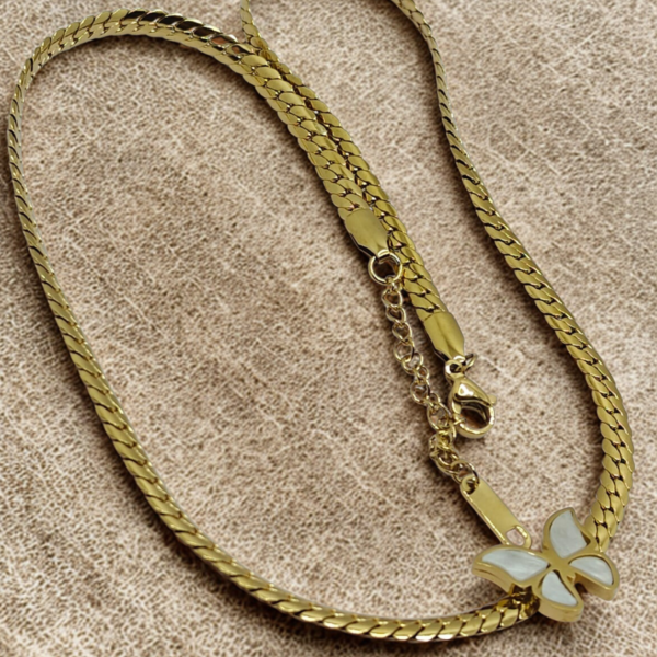 Butterfly Grace Choker Necklace By Just Jewel - Image 2