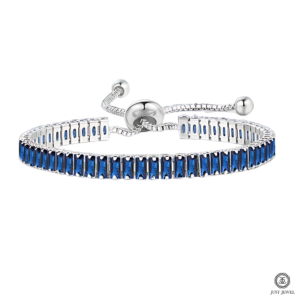 Sapphire Glint Adjustable Bracelet