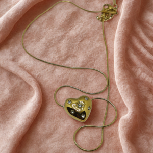 Stellar Heart Chain Pendant By Just Jewel