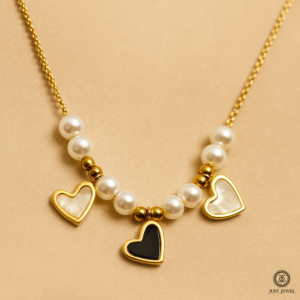 Pearl Amour Necklace By Just Jewel