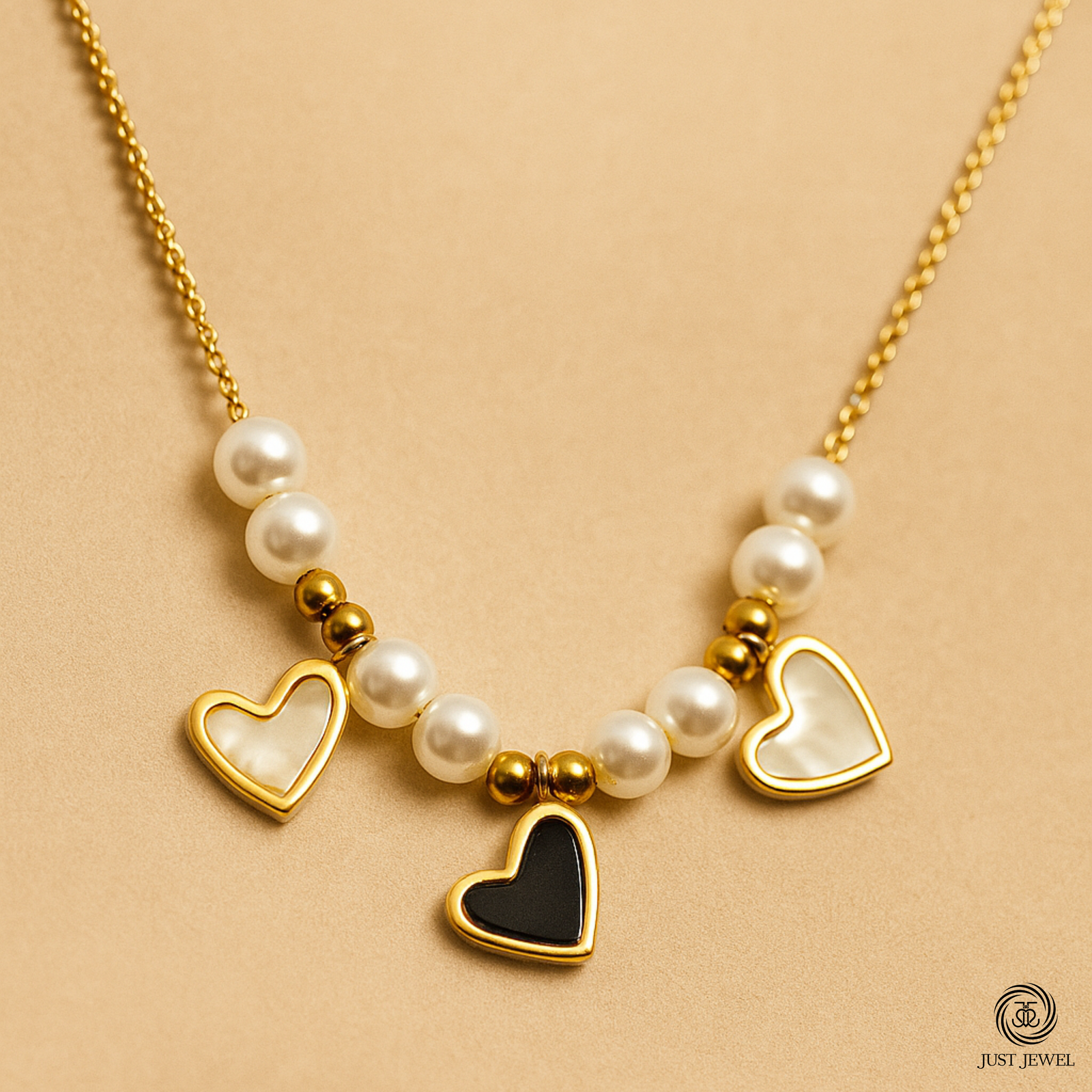 Pearl Amour Necklace By Just Jewel