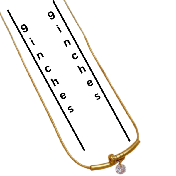 Luxe Curve Pendant By Just Jewel - Image 3