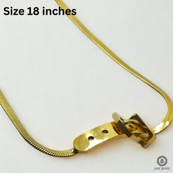 Bold Link Luxe Necklace By Just Jewel - Image 3
