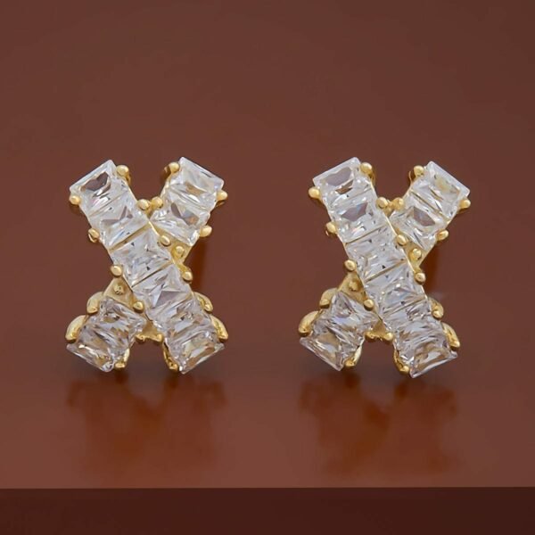 Aurora X Baguette Diamond Studs