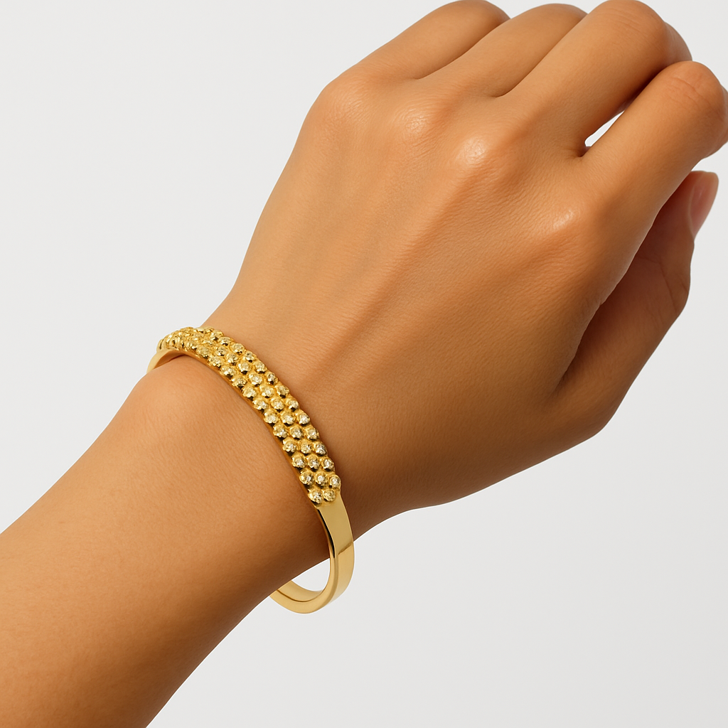 Golden Crown Kada By Just Jewel