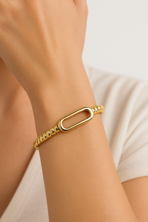 Royal Edge Kada Bracelet By Just Jewel - Image 2