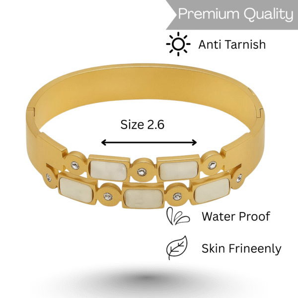 Eterna Luxe Dual Row Kada By Just Jewel - Image 3
