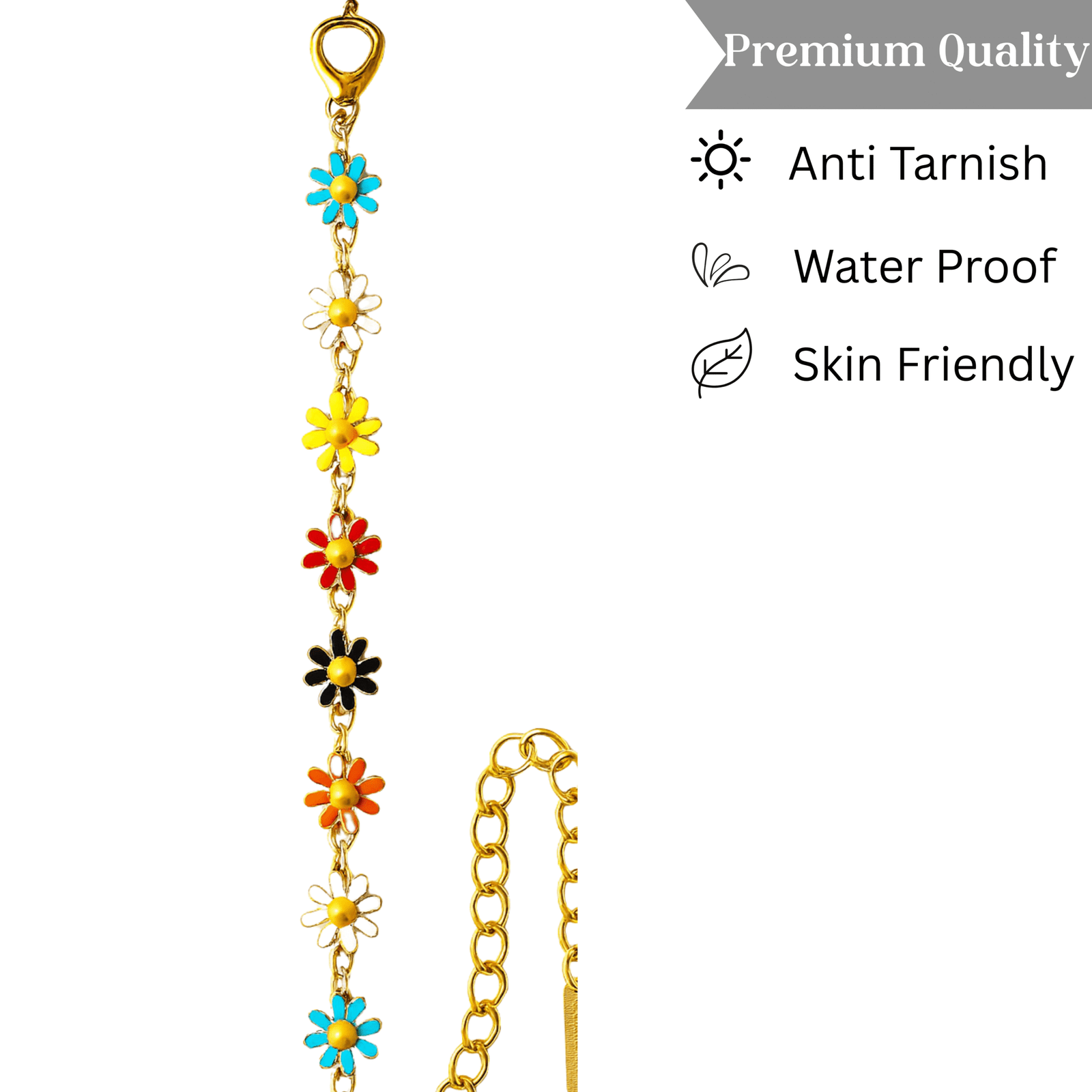 ColorBloom Daisy Bracelet for Girls & Women By Just Jewel - Image 3