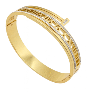 AquaLuxe Roman Duo – Gold Bracelet