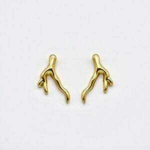 golden-coral-branch-stud-earrings-just-jewel