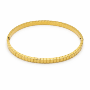 Aurum Grid Bracelet – Modular Gold Elegance