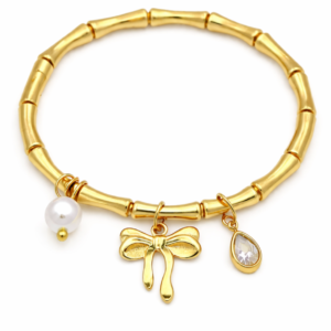 Imperial Meander – Classic Greek Fret 18K Gold Plated Kada (Size 2.6) | Premium Anti-Tarnish Bracelet