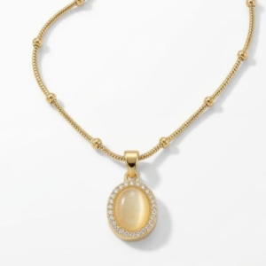 Cat's Eye Pendant Necklace