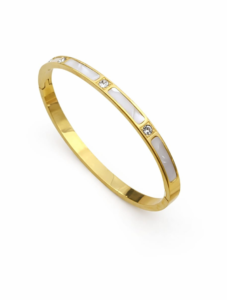 Ethereal Floral Bloom – Premium 18K Gold Plated Kada (Size 2.6) | Anti-Tarnish Jewelry