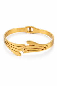 Ethereal Butterfly – Premium 18K Gold Plated Charm Kada (Size 2.6) | Anti-Tarnish Bracelet