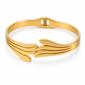 Ethereal Butterfly – Premium 18K Gold Plated Charm Kada (Size 2.6) | Anti-Tarnish Bracelet